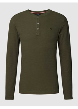 Bluzka z długim rękawem z wyhaftowanym logo ze sklepu Peek&Cloppenburg  w kategorii T-shirty męskie - zdjęcie 168308912
