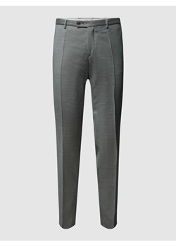 Spodnie do garnituru o kroju slim fit z dodatkiem streczu ze sklepu Peek&Cloppenburg  w kategorii Spodnie męskie - zdjęcie 168308992