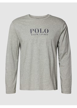 Bluzka z długim rękawem i nadrukiem z logo model ‘LIQUID’ ze sklepu Peek&Cloppenburg  w kategorii T-shirty męskie - zdjęcie 168309290