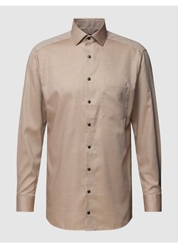 Koszula biznesowa o kroju modern fit z wyhaftowanym logo model ‘Global’ ze sklepu Peek&Cloppenburg  w kategorii Koszule męskie - zdjęcie 168309320