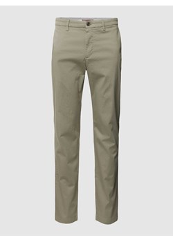 Spodnie materiałowe z fakturowanym wzorem model ‘DENTON’ ze sklepu Peek&Cloppenburg  w kategorii Spodnie męskie - zdjęcie 168309884