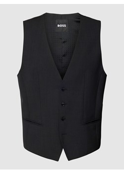 Kamizelka z lamowanymi kieszeniami model ‘Huge Vest’ ze sklepu Peek&Cloppenburg  w kategorii Kamizelki męskie - zdjęcie 168309901