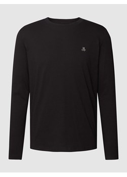 Bluzka z długim rękawem z bawełny z nadrukiem z logo ze sklepu Peek&Cloppenburg  w kategorii T-shirty męskie - zdjęcie 168309990
