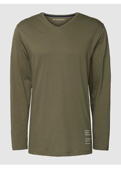 Bluzka z długim rękawem i dekoltem w serek model ‘MIX IT UP!’ ze sklepu Peek&Cloppenburg  w kategorii T-shirty męskie - zdjęcie 168309993