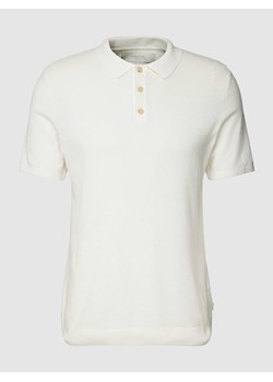 Koszulka polo z fakturowanym wzorem model ‘VICTOR’ ze sklepu Peek&Cloppenburg  w kategorii T-shirty męskie - zdjęcie 168310021