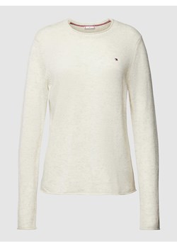 Sweter z dzianiny ze zrolowanym dołem ze sklepu Peek&Cloppenburg  w kategorii Swetry damskie - zdjęcie 168310492
