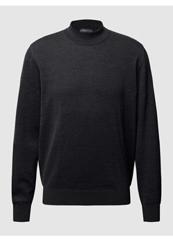 Sweter z wełny merynosowej ze stójką ze sklepu Peek&Cloppenburg  w kategorii Swetry męskie - zdjęcie 168311350