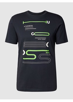 T-shirt z nadrukiem z logo ze sklepu Peek&Cloppenburg  w kategorii T-shirty męskie - zdjęcie 168311364