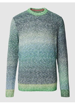 Sweter z dzianiny z okrągłym dekoltem ze sklepu Peek&Cloppenburg  w kategorii Swetry męskie - zdjęcie 168311672