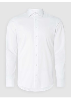 Koszula biznesowa o kroju slim fit z diagonalu — z regulacją wilgoci ze sklepu Peek&Cloppenburg  w kategorii Koszule męskie - zdjęcie 168311913