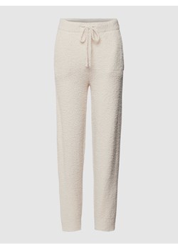 Spodnie materiałowe z frotą ze sklepu Peek&Cloppenburg  w kategorii Spodnie damskie - zdjęcie 168313471