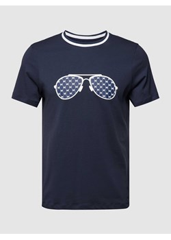 T-shirt z nadrukowanym motywem i logo model ‘AVIATOR’ ze sklepu Peek&Cloppenburg  w kategorii T-shirty męskie - zdjęcie 168313531
