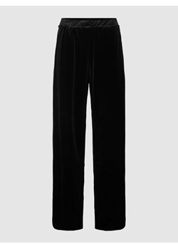Spodnie materiałowe z imitacji aksamitu model ‘LAVANNY’ ze sklepu Peek&Cloppenburg  w kategorii Spodnie damskie - zdjęcie 168313853