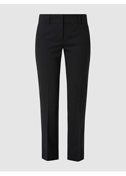 Spodnie materiałowe o kroju slim fit z mieszanki żywej wełny ze sklepu Peek&Cloppenburg  w kategorii Spodnie damskie - zdjęcie 168313891