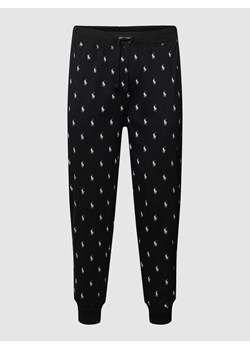 Spodnie dresowe z nadrukiem z logo model ‘LIQUID’ ze sklepu Peek&Cloppenburg  w kategorii Spodnie męskie - zdjęcie 168313994