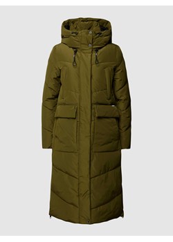 Płaszcz pikowany z kapturem model ‘Elvita’ ze sklepu Peek&Cloppenburg  w kategorii Płaszcze damskie - zdjęcie 168314332
