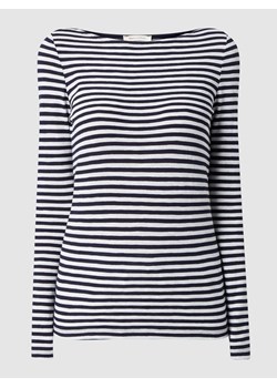Bluzka z długim rękawem z bawełny ekologicznej ze sklepu Peek&Cloppenburg  w kategorii Bluzki damskie - zdjęcie 168314652