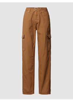 Spodnie cargo o kroju tapered fit z kieszeniami cargo ze sklepu Peek&Cloppenburg  w kategorii Spodnie damskie - zdjęcie 168315154