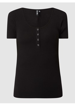 T-shirt z krótką listwą z zatrzaskami model ‘KITTE’ ze sklepu Peek&Cloppenburg  w kategorii Bluzki damskie - zdjęcie 168315711