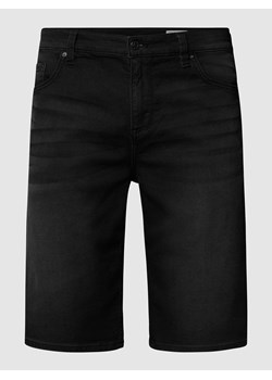 Szorty jeansowe PLUS SIZE o kroju straight fit z efektem znoszenia ze sklepu Peek&Cloppenburg  w kategorii Spodenki męskie - zdjęcie 168316253