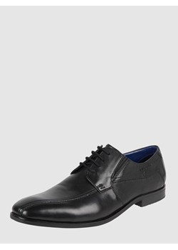 Skórzane buty sznurowane ze sklepu Peek&Cloppenburg  w kategorii Półbuty męskie - zdjęcie 168316424