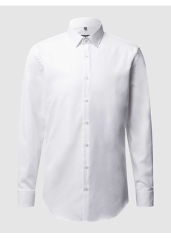 Koszula biznesowa o kroju slim fit z diagonalu ze sklepu Peek&Cloppenburg  w kategorii Koszule męskie - zdjęcie 168316691