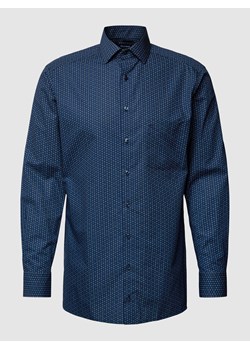 Koszula biznesowa o kroju modern fit z kołnierzykiem typu kent model ‘Global’ ze sklepu Peek&Cloppenburg  w kategorii Koszule męskie - zdjęcie 168317222