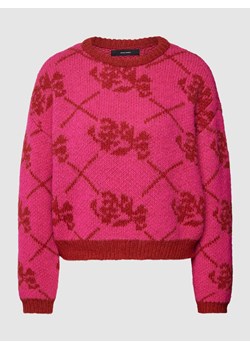 Sweter z dzianiny ze zwierzęcym wzorem model ‘ZELMA’ ze sklepu Peek&Cloppenburg  w kategorii Swetry damskie - zdjęcie 168317413