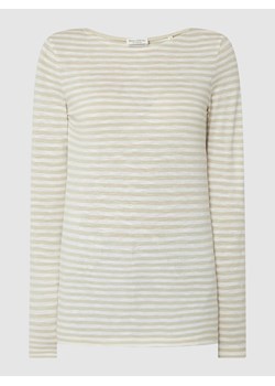 Bluzka z długim rękawem z bawełny ekologicznej ze sklepu Peek&Cloppenburg  w kategorii Bluzki damskie - zdjęcie 168317592