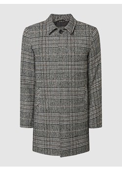 Krótki płaszcz w kratę glencheck ze sklepu Peek&Cloppenburg  w kategorii Płaszcze męskie - zdjęcie 168318951