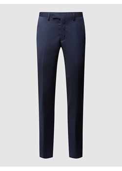 Spodnie biznesowe o kroju slim fit z tkanym wzorem ze sklepu Peek&Cloppenburg  w kategorii Spodnie męskie - zdjęcie 168319591