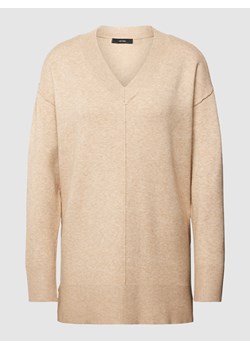 Sweter z dzianiny z dekoltem w serek model ‘GOLD LINK’ ze sklepu Peek&Cloppenburg  w kategorii Swetry damskie - zdjęcie 168320162