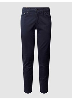 Spodnie o kroju slim fit z dodatkiem streczu model ‘511 BALTIC NAVY’ ze sklepu Peek&Cloppenburg  w kategorii Spodnie męskie - zdjęcie 168320451