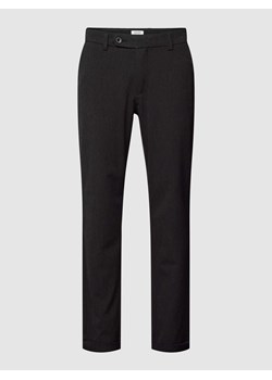 Spodnie materiałowe o kroju slim fit w jednolitym kolorze model ‘MARCO’ ze sklepu Peek&Cloppenburg  w kategorii Spodnie męskie - zdjęcie 168320504