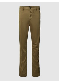 Chinosy o kroju tapered fit z kieszeniami z tyłu ze sklepu Peek&Cloppenburg  w kategorii Spodnie męskie - zdjęcie 168320814