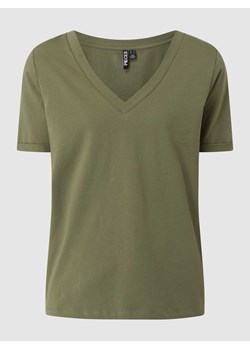 T-shirt z bawełny model ‘Ria’ ze sklepu Peek&Cloppenburg  w kategorii Bluzki damskie - zdjęcie 168320900