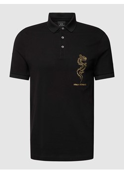 Koszulka polo z wyhaftowanym motywem model ‘Chinese Dragon’ ze sklepu Peek&Cloppenburg  w kategorii T-shirty męskie - zdjęcie 168320953