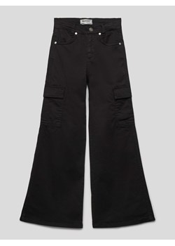 Spodnie materiałowe z nakładanymi kieszeniami ze sklepu Peek&Cloppenburg  w kategorii Spodnie dziewczęce - zdjęcie 168320983