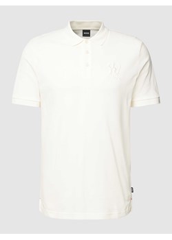 Koszulka polo z wyhaftowanym logo model ‘Parlay’ ze sklepu Peek&Cloppenburg  w kategorii T-shirty męskie - zdjęcie 168322581