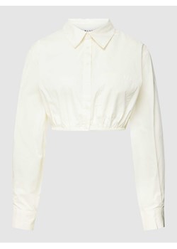 Bluzka krótka z kołnierzykiem typu cutaway ze sklepu Peek&Cloppenburg  w kategorii Koszule damskie - zdjęcie 168322621