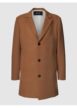 Płaszcz z dodatkiem wełny i wpuszczanymi kieszeniami ze sklepu Peek&Cloppenburg  w kategorii Płaszcze męskie - zdjęcie 168322653