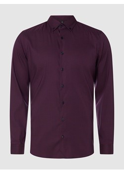 Koszula biznesowa o kroju slim fit z diagonalu ze sklepu Peek&Cloppenburg  w kategorii Koszule męskie - zdjęcie 168323403