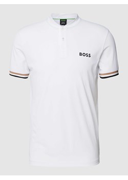 Koszulka polo o kroju slim fit ze stójką model ‘Pariq’ ze sklepu Peek&Cloppenburg  w kategorii T-shirty męskie - zdjęcie 168323493