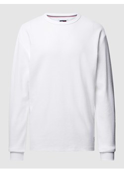 Bluzka z długim rękawem z fakturą wafla ze sklepu Peek&Cloppenburg  w kategorii T-shirty męskie - zdjęcie 168324563