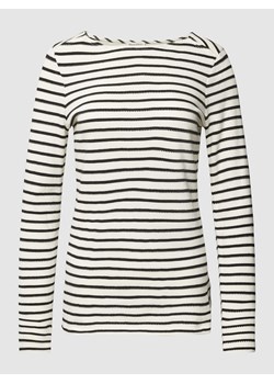 Bluzka z długim rękawem z wzorem w paski ze sklepu Peek&Cloppenburg  w kategorii Bluzki damskie - zdjęcie 168325033