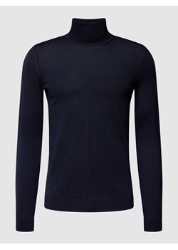 Sweter z dzianiny z golfem model ‘Musso’ ze sklepu Peek&Cloppenburg  w kategorii Swetry męskie - zdjęcie 168325232