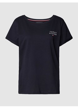 Góra od piżamy o kroju regular fit z nadrukiem z logo ze sklepu Peek&Cloppenburg  w kategorii Piżamy damskie - zdjęcie 168325244