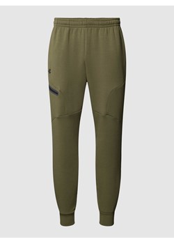 Spodnie dresowe z nadrukiem z logo ze sklepu Peek&Cloppenburg  w kategorii Spodnie męskie - zdjęcie 168326092