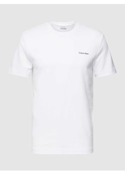 T-shirt z detalem z logo ze sklepu Peek&Cloppenburg  w kategorii T-shirty męskie - zdjęcie 168326242