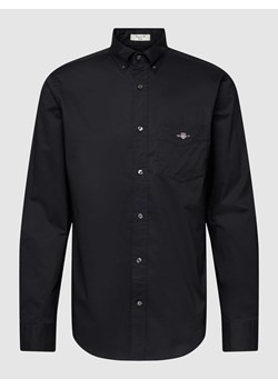 Koszula casualowa o kroju regular fit z kieszenią na piersi model ‘POPLIN’ ze sklepu Peek&Cloppenburg  w kategorii Koszule męskie - zdjęcie 168326292